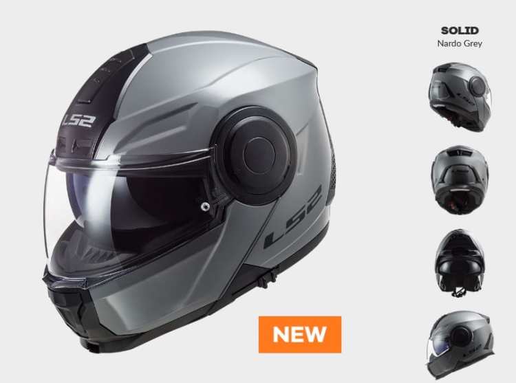 KASK Szczękowy KASK LS2 FF902 SCOPE NARDO GREY Promocja prilby LS2 s plexisklom a ochranným štítom