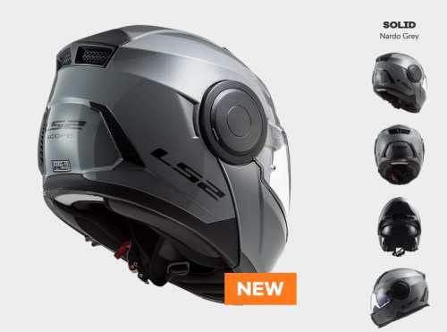 KASK Szczękowy KASK LS2 FF902 SCOPE NARDO GREY Promocja prilby LS2 s plexisklom a ochranným štítom