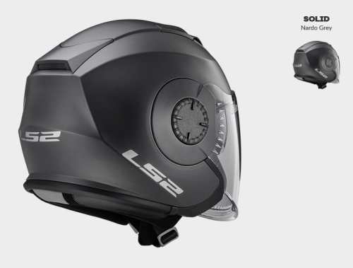 KASK OTWARTY JET LS2 OF570 VERSO NARDO GREY - nowy kolor Exkluzívna veľmi ľahká otvorená prilba