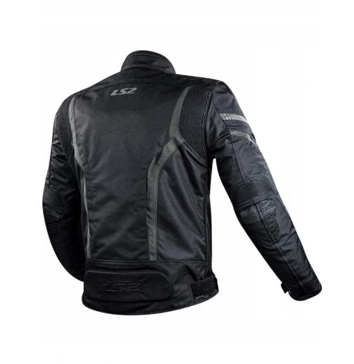 KURTKA MOTOCYKLOWA Męska KURTKA LS2 GATE MAN BLACK DARK GREY nowość roku