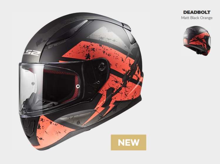 KASK MOTOCYKLOWY KASK LS2 FF353 RAPID DEADBOLT , model 2018 ! ls2.sklep.pl, Integrálna prilba