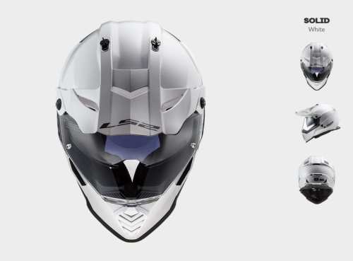 KASK LS2 MX436 PIONEER WHITE biały
