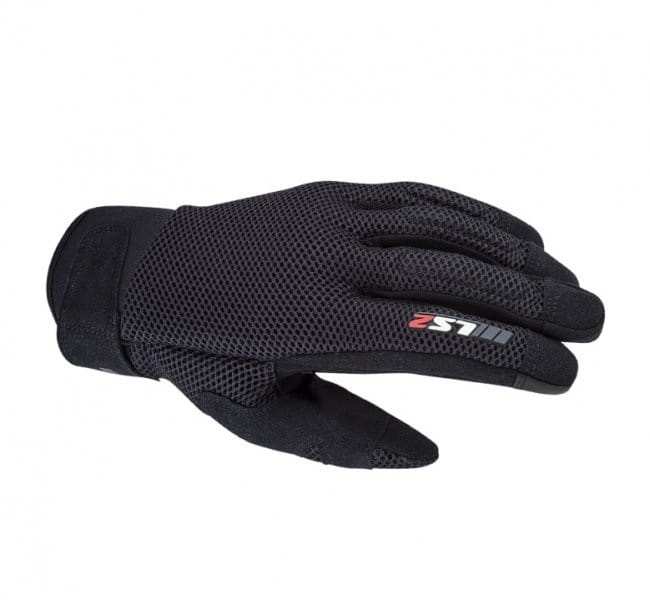 RĘKAWICE MOTOCYKLOWE MĘSKIE RĘKAWICE LS2 COOL MAN BLACK - Męskie czarne