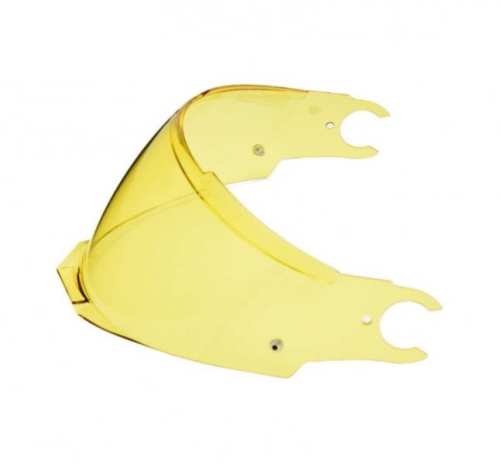 AK800902VIS14 SZYBA KASKU FF902 Scope ŻÓŁTA z mocowaniem pod PINLOCK