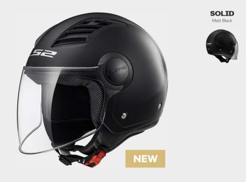 KASK LS2 OF562 AIRFLOW L SOLID MATT BLACK, prilba-ls2-of562-airflow-solid