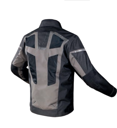 KURTKA MOTOCYKLOWA Męska KURTKA LS2 SCOUT MAN BLACK DARK GREY nowość roku - Męska
