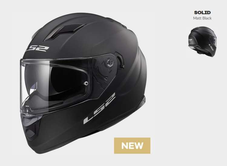 KASK LS2 FF320 STREAM SOLID MATT BLACK BLENDA Prilba ls2