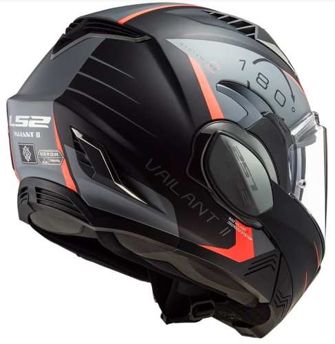 KASK MOTOCYKLOWY KASK LS2 FF900 VALIANT II CODEX MATT BLACK TITAN nowość roku 2022 - Plecak na kask Gratis