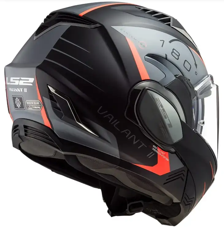 KASK MOTOCYKLOWY KASK LS2 FF900 VALIANT II CODEX MATT BLACK TITAN nowość roku 2022 - Plecak na kask Gratis