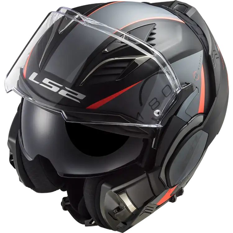 KASK MOTOCYKLOWY KASK LS2 FF900 VALIANT II CODEX MATT BLACK TITAN nowość roku 2022 - Plecak na kask Gratis ff900-valiant-ii-codex-matt-black-titanium-