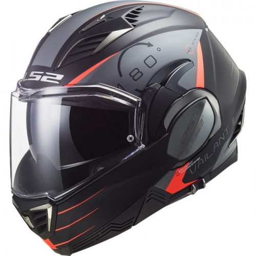 KASK MOTOCYKLOWY KASK LS2 FF900 VALIANT II CODEX MATT BLACK TITAN nowość roku 2022 - Plecak na kask Gratis