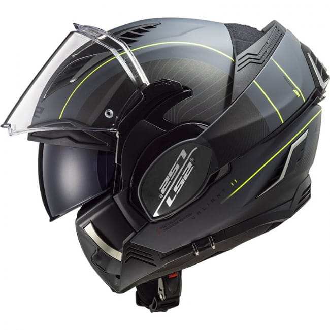 KASK MOTOCYKLOWY KASK LS2 FF900 VALIANT II COOPER MATT TITANUM BLACK nowość roku 2022 - Plecak na kask Gratis LS2-Valant-2-Cooper-Titanium-Black-Matt-
