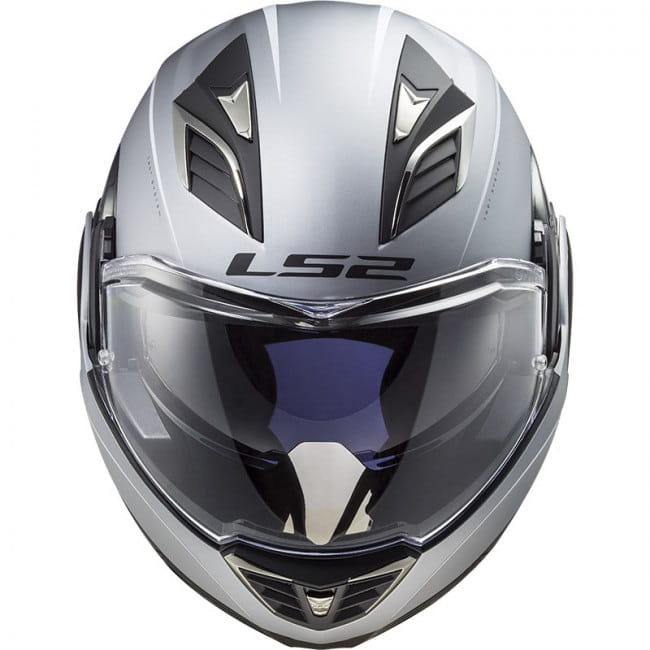 KASK MOTOCYKLOWY KASK LS2 FF900 VALIANT II SPECIAL MATT SILVER nowość roku 2022 - Plecak na kask Gratis