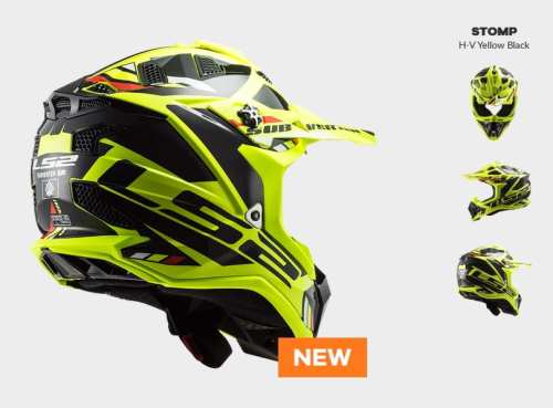 KASK MOTOCYKLOWY ENDURO OFF ROAD KASK LS2 MX700 SUBVERTER EVO STOMP YELLOW BLACK, hurt ls2, sprzedaż hurtowa kasków ls2, promocja ls2, slovensko ls2
