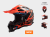 KASK MOTOCYKLOWY ENDURO OFF ROAD KASK LS2 MX700 SUBVERTER EVO STOMP ORANGE BLACK, hurt ls2, sprzedaż hurtowa kasków ls2, promocja ls2, Motokrosové prilby, promocja LS2