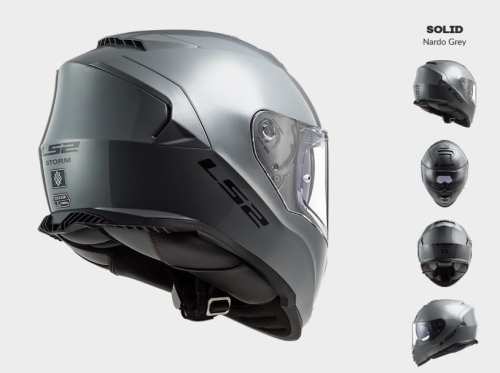 KASK MOTOCYKLOWY LS2 FF800 STORM SSTORM NARDO GREY - kolekcja 2022/2023, prilba modra, kask niebieski modrá helma, modrá helma motocyklová, motocyklová modrá