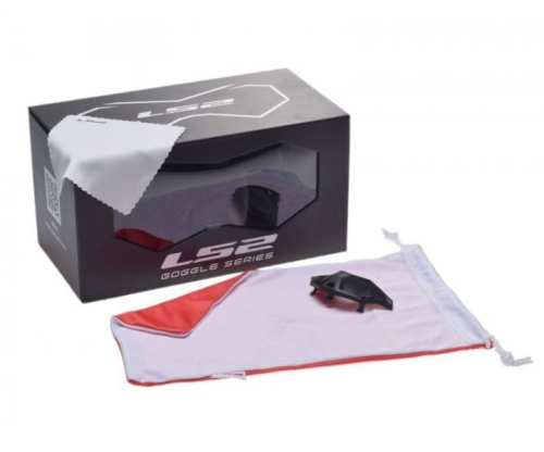 GOGLE LS2 AURA CZARNE motocyklowe - nowość na sezon 2023