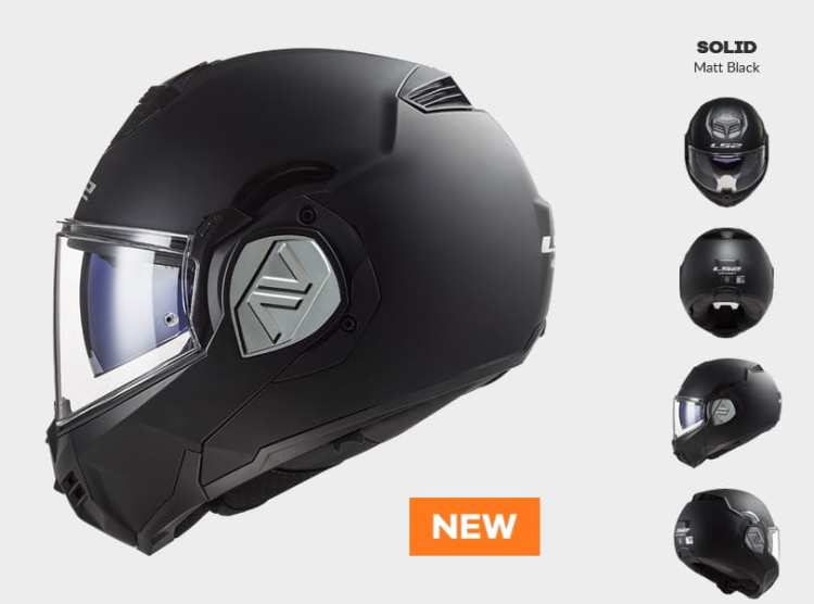 KASK MOTOCYKLOWY KASK KASK LS2 FF906 ADVANT MATT BLACK-06 nowość 2022 / 2023 roku
