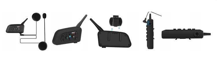 ITERCOM ZESTAW SŁUCHAWKOWY interkom BLUETOOTH ZESTAW V6 Pro