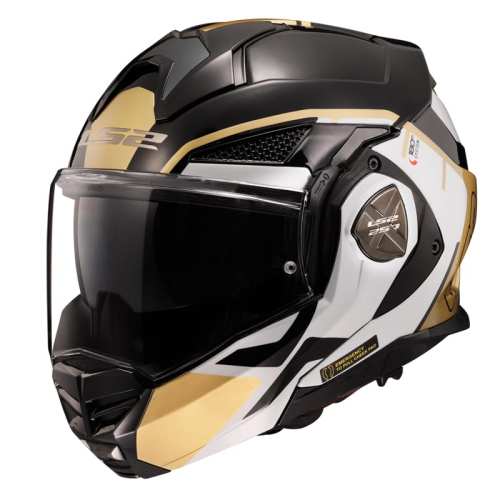 KASK LS2 FF901 ADVANT X METRYK BLACK GOLD-06 ECE 22.06 nowość 2023 roku - - Firmowy plecak na kask Gratis