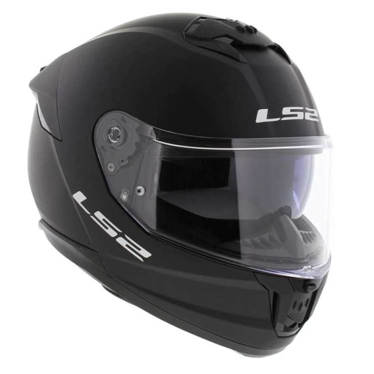 KASK MOTOCYKLOWY LS2 KASK LS2 FF808 STREAM II SOLID MATT BLACK BLENDA - Czarny matt ! Model 2023