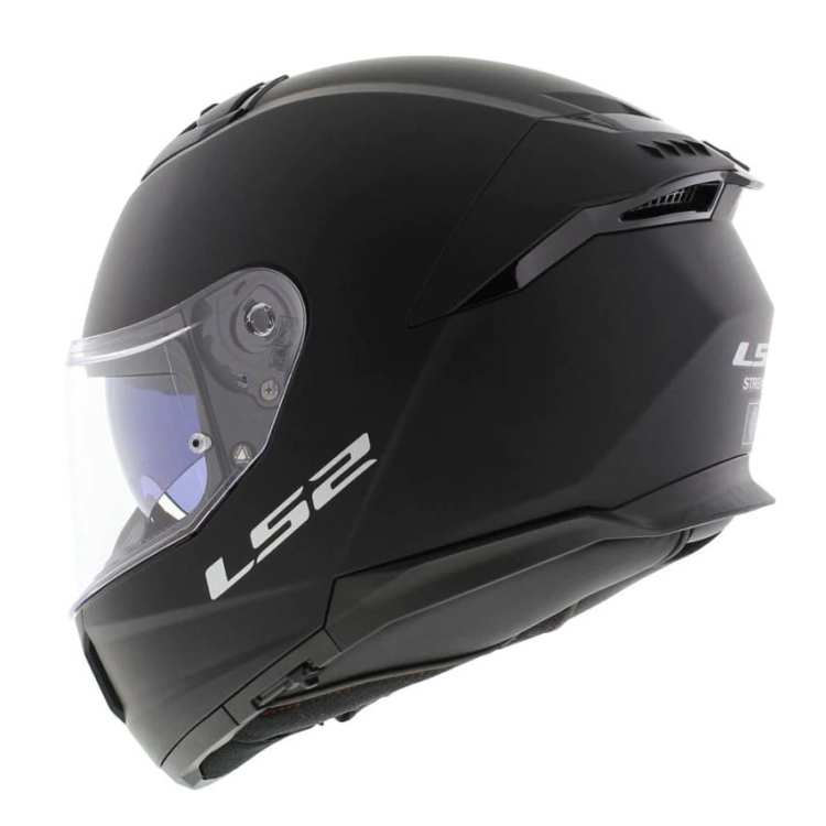KASK MOTOCYKLOWY LS2 KASK LS2 FF808 STREAM II SOLID MATT BLACK BLENDA - Czarny matt ! Model 2023