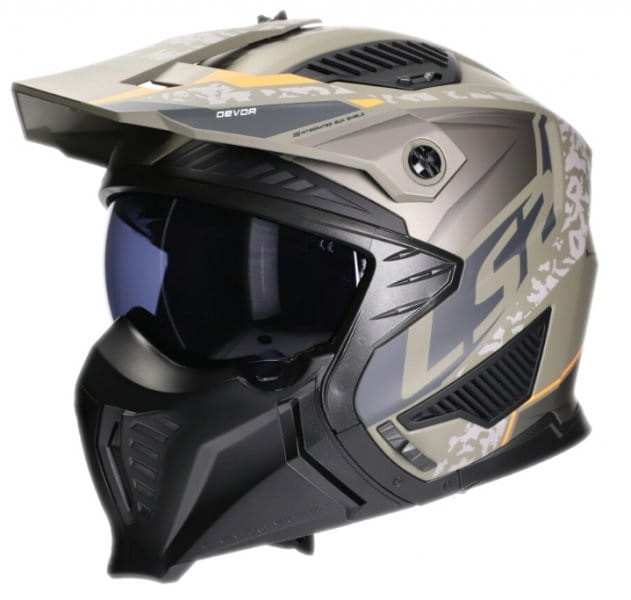 AK3660621172 Kask Motocyklowy KASK LS2 OF606 DRIFTER DEVOR MATT SAND-06 ECE 22.06 nowość 2023 roku