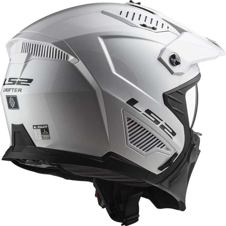 uuu.jpg Kask Motocyklowy KASK LS2 OF606 DRIFTER SOLID WHITE-06 ECE 22.06 nowość 2023 roku