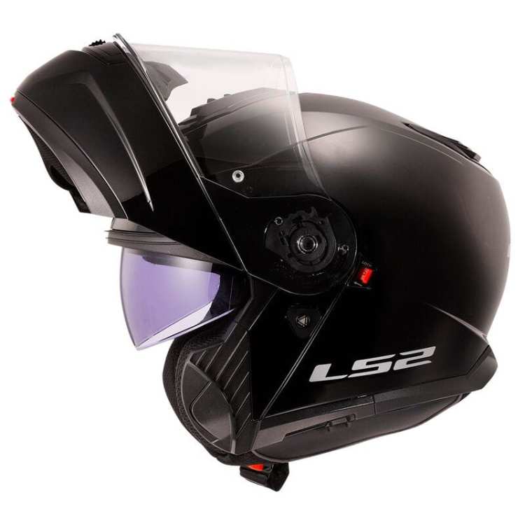aaa.jpg KASK MOTOCYKLOWY LS2 SZCZĘKOWY FF908 STROBE II SOLID MATT BLACK-06 - kolor Czarny Matt
