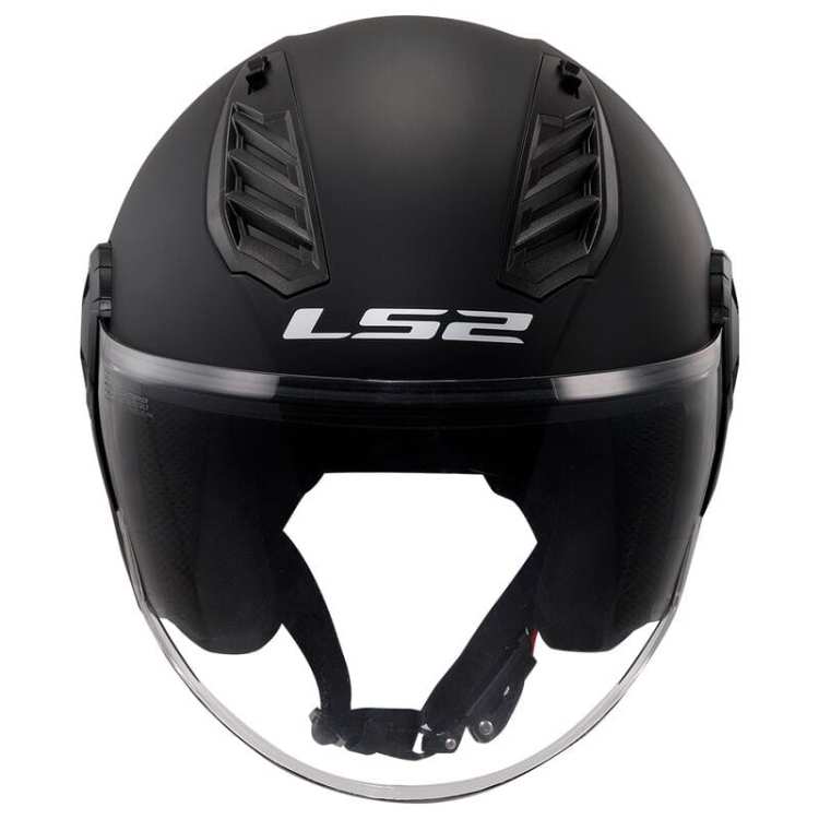 KASK Otwarty Jet LS2 OF616 AIRFLOW II SOLID MATT BLACK - 06 (czarny Matt)