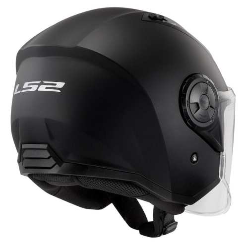 KASK Otwarty Jet LS2 OF616 AIRFLOW II SOLID MATT BLACK - 06 (czarny Matt)
