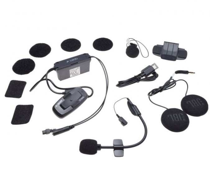 AK800700006 INTERCOM ZESTAW SŁUCHAWKOWY 4X UCS CARDO INTERKOM na 1 KASK