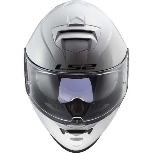 KASK Motocyklowy LS2 FF800 STORM II SOLID WHITE ( biały połysk ) 168001002