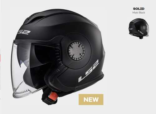 of570  KASK LS2 OF570 VERSO SOLID MATT BLACK