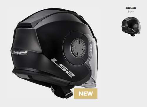  KASK LS2 OF570 VERSO SOLID MATT BLACK  Exkluzívna veľmi ľahká otvorená prilba