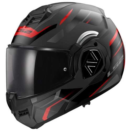 kuka KASK MOTOCYKLOWY KASK LS2 FF906 ADVANT KUKA MATT BLACK RED - nowość 2023/24 roku - Plecak na kask Gratis