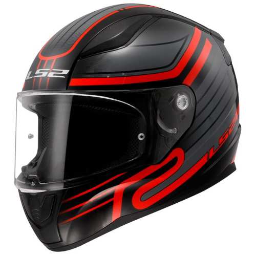 KASK MOTOCYKLOWY KASK LS2KASK LS2 FF353 RAPID II CIRCUIT BLACK RED - 06 / HOMOLOGATION: ECE 22.06