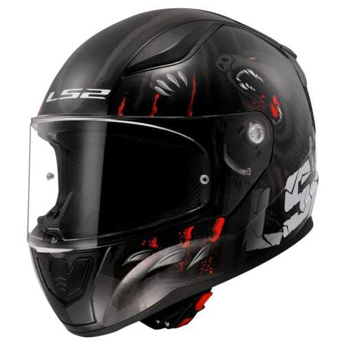 KASK MOTOCYKLOWY KASK LS2KASK LS2 FF353 RAPID II CLAW BLACK - 06 / HOMOLOGATION: ECE 22.06
