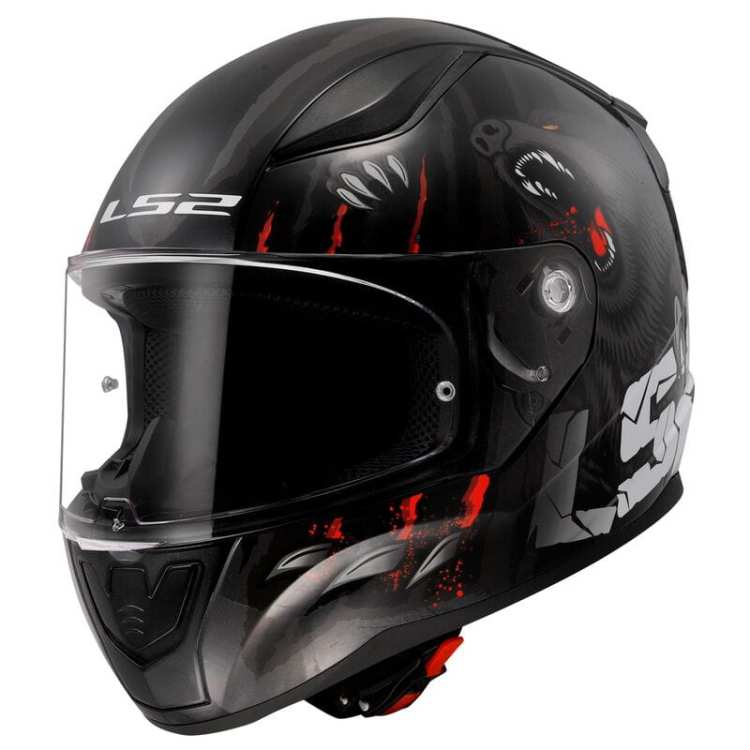 KASK MOTOCYKLOWY KASK LS2KASK LS2 FF353 RAPID II CLAW BLACK - 06 / HOMOLOGATION: ECE 22.06