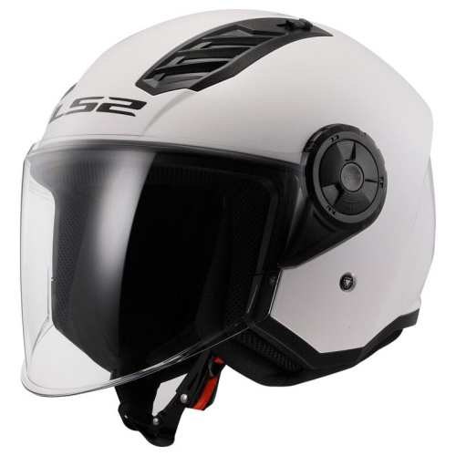 KASK Otwarty Jet LS2 OF616 AIRFLOW II SOLID WHITE - 06 HOMOLOGATION: ECE 22.06