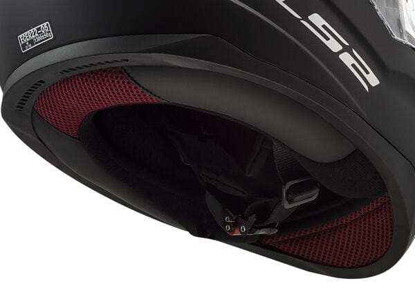 KASK MOTOCYKLOWY KASK LS2KASK LS2 FF353 RAPID II SOLID BLACK-06 / HOMOLOGATION: ECE 22.06 - kask w połysku
