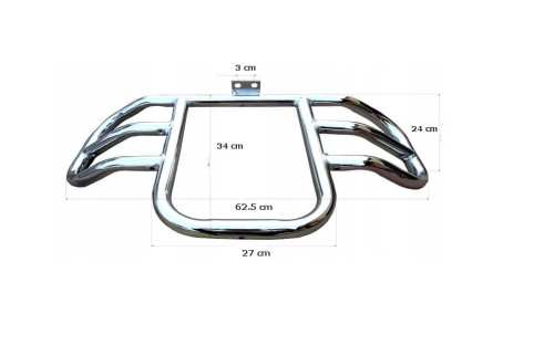 GMOLE , RURY CHROMOWANE CHOPPER MOTOCYKL