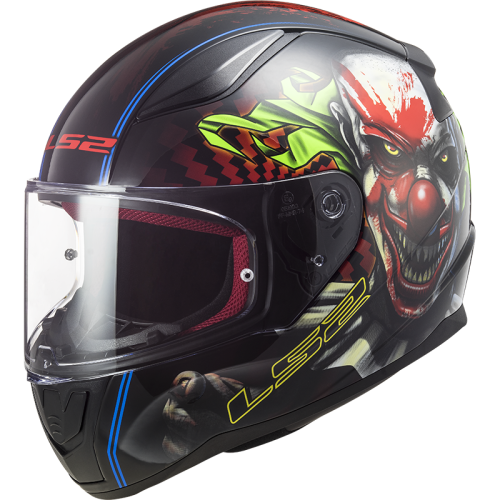 KASK MOTOCYKLOWY COMFORT LS2 FF353 RAPID HAPPY DREAMS BLACK, Integrálna prilba LS2