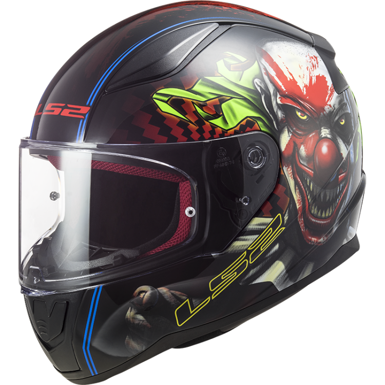 KASK MOTOCYKLOWY COMFORT LS2 FF353 RAPID HAPPY DREAMS BLACK, Integrálna prilba LS2