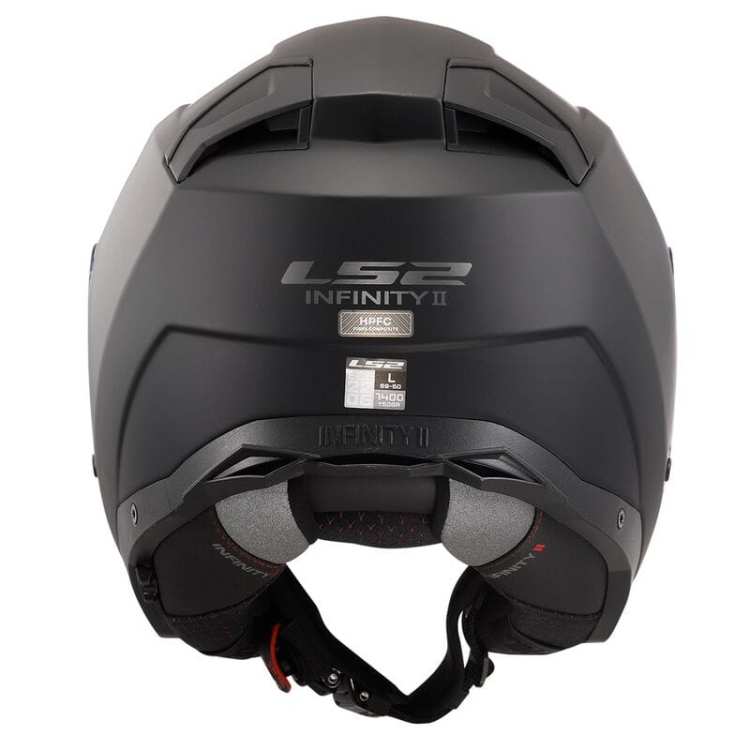 Kask Motocyklowy KASK LS2 OF603 INFINITY II SOLID MATT BLACK-06 z Pinlockiem