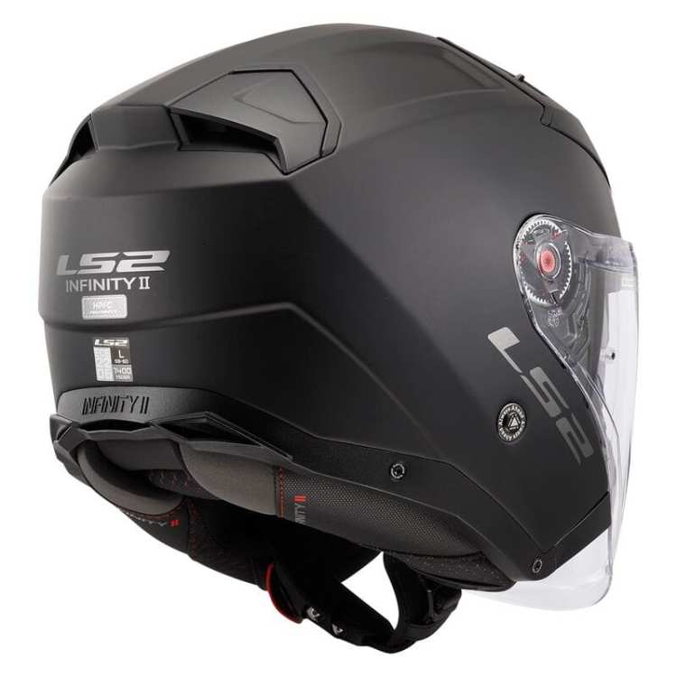 aaaa Kask Motocyklowy KASK LS2 OF603 INFINITY II SOLID MATT BLACK-06 z Pinlockiem