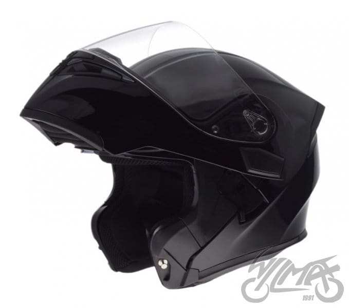 KASK MOTOCYKLOWY, KASK AWINA CZARNY OTWIERANA SZCZĘKA - 06 - HOMOLOGATION: ECE 22.06 - NOWOŚĆ 2024
