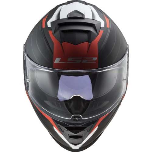 KASK MOTOCYKLOWY LS2 FF800 STORM II NERVE MATT BLACK RED -06 ECE 22.06 nowość 2024 roku