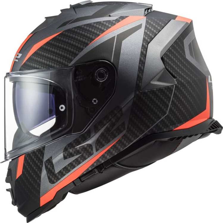 KASK MOTOCYKLOWY LS2 FF800 STORM II RACER MATT TITANUM FLUO ORANGE -06 ECE 22.06 nowość 2024 roku 168002152