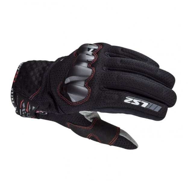 RĘKAWICE MOTOCYKLOWE RĘKAWICE LS2 CHAKI LADY BLACK ( damskie )